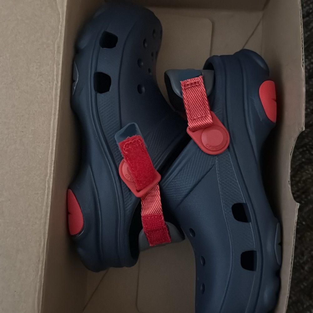 CROCS Kids Navy and Red